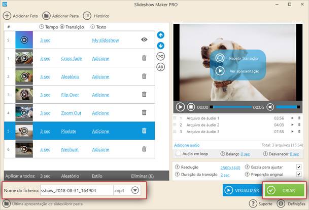 Fazer vídeo com fotos Fazer vídeo com fotos