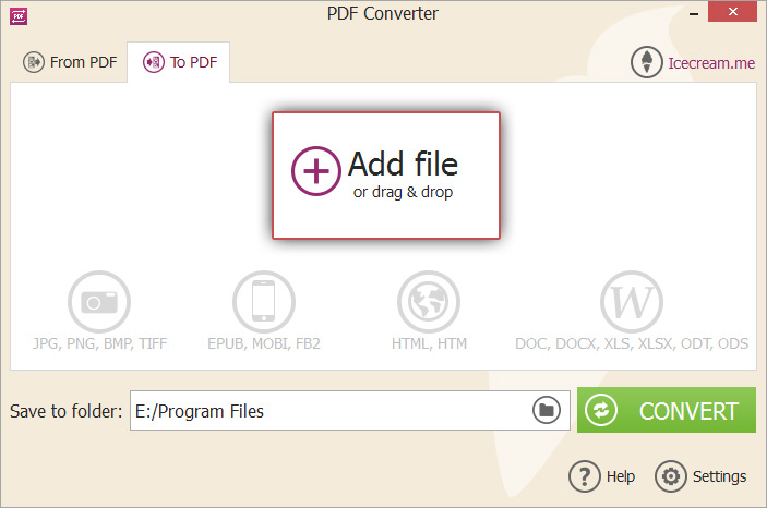 Convert Epub To Pdf With Epub To Pdf Converter Icecream Apps