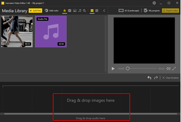 add audio to image