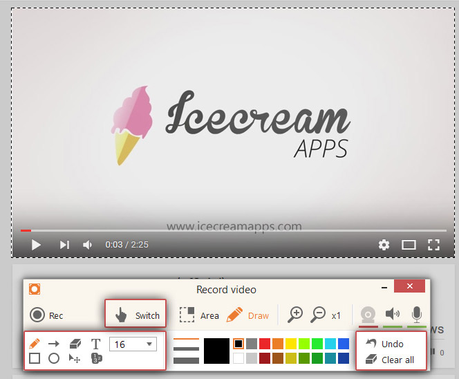 icecream screen recorder youtube