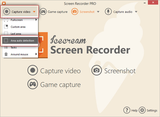 icecream screen recorder export with different channels