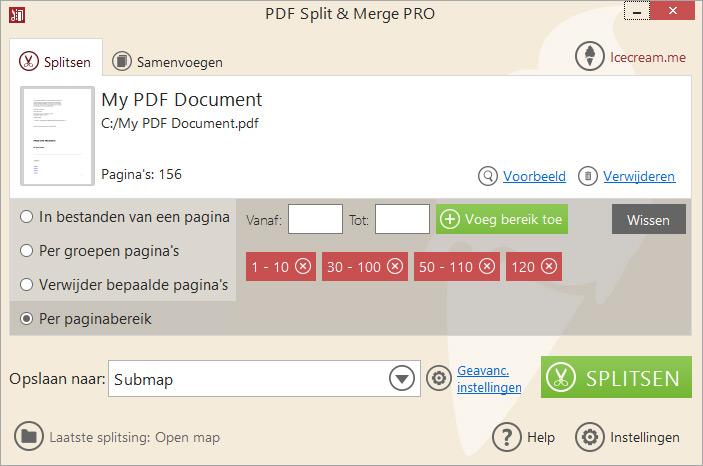 Icecream PDF Split&Merge For Mac