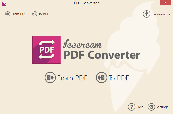 PDF Converter: PDF to WORD, PDF to JPG, EPUB to PDF, etc. - Icecream Apps