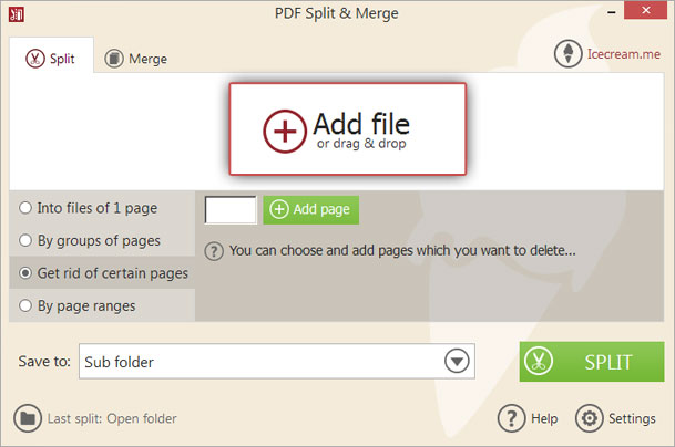 save certain pages of pdf