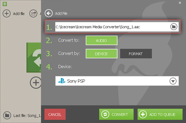 how to upload music to psp from computer