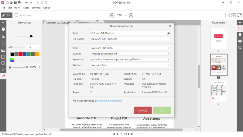 Icecream PDF Editor Pro v2.63 + Portable