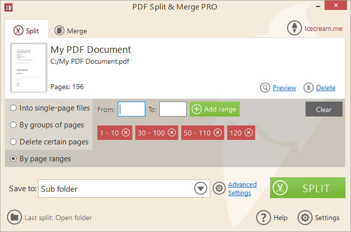 Pdf merge split for mac