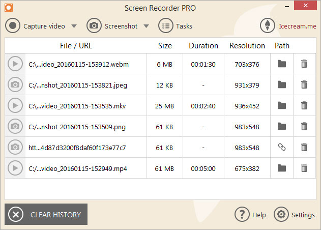 Screen Recorder: record screen or make screenshots free - Icecream Apps