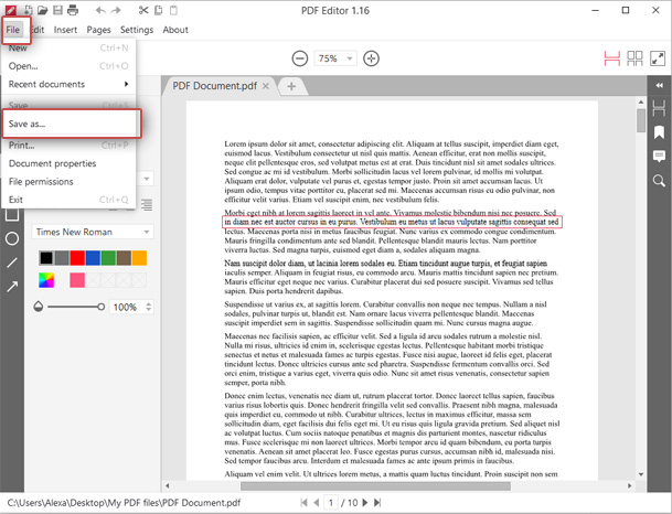 how to get pdf file to be edited