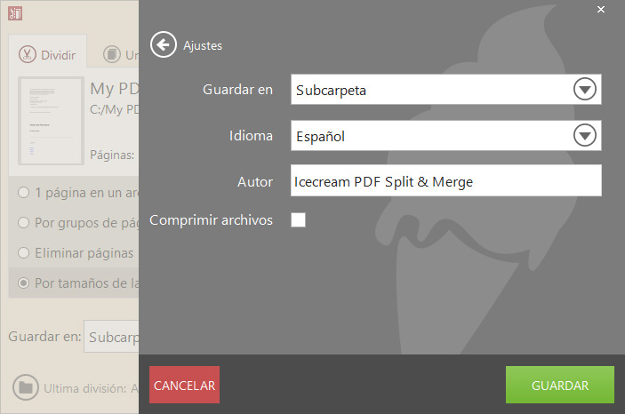 Icecream Pdf Split&merge For Mac