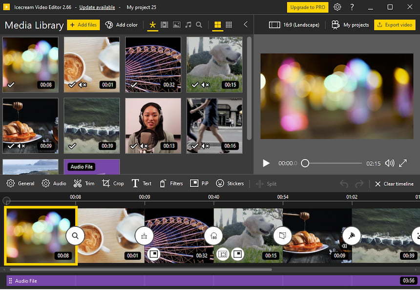 Icecream Video Editor - video editing features Icecream Video Editor - video editing features