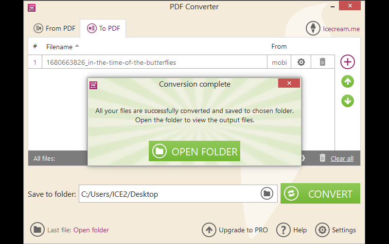 How To Convert MOBI To PDF: Best Ways - Icecream Apps