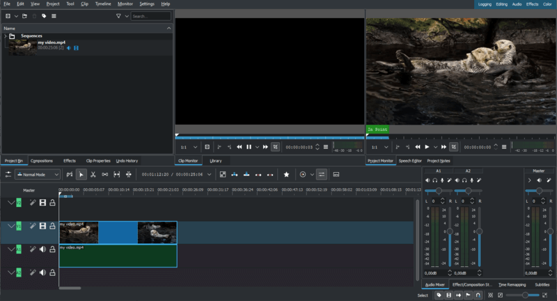 Kdenlive - free video editor with no watermark