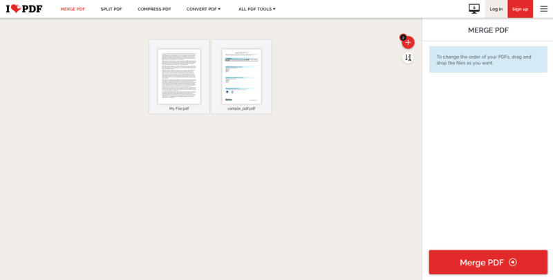 Join PDF with iLovePDF PDF joining online with iLovePDF