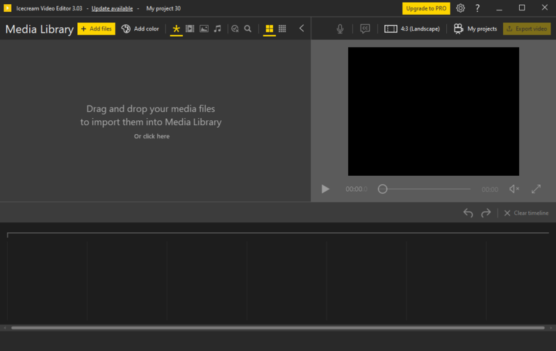 How do you trim a video in Icecream Video editor: Step 1