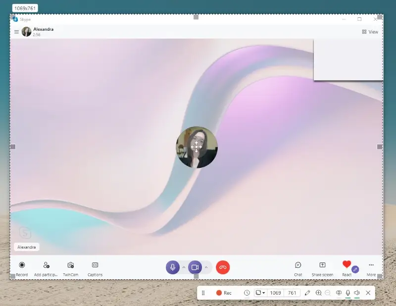 Comment enregistrer Skype avec Icecream Screen Recorder ?