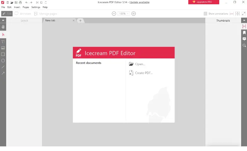 Add files to Icecream PDF Editor to rearrange PDF pages