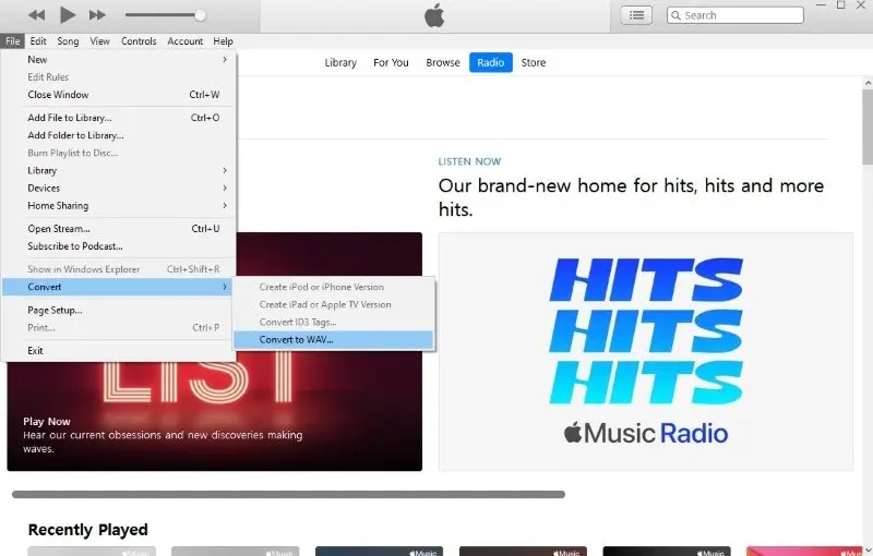 How to convert MP3 to WAV in Apple Music