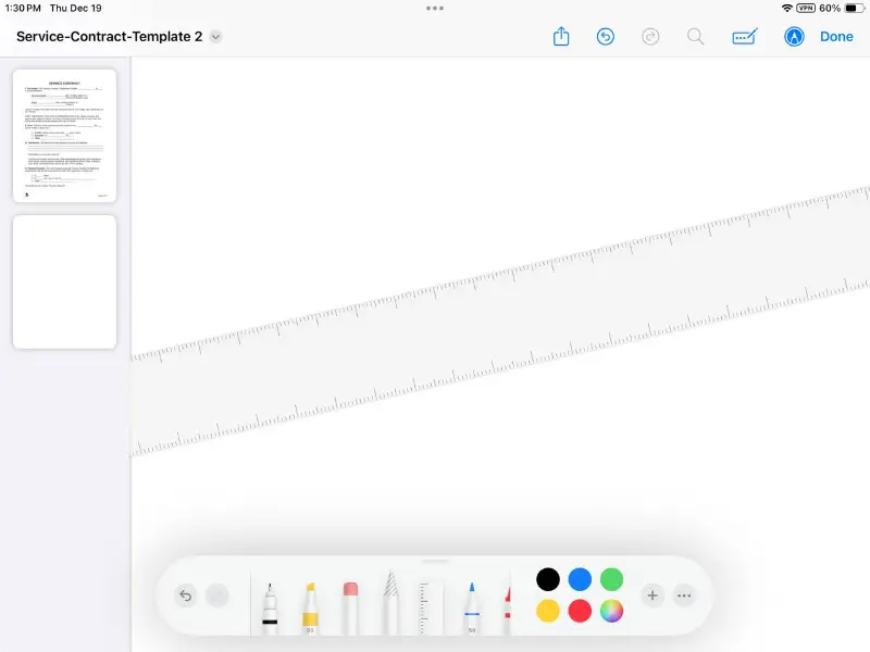 Ruler for PDF annotations