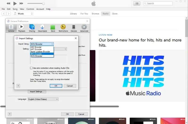 iTunes on Windows