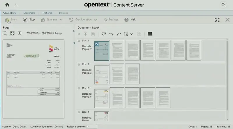 OpenText - OCR algorithm