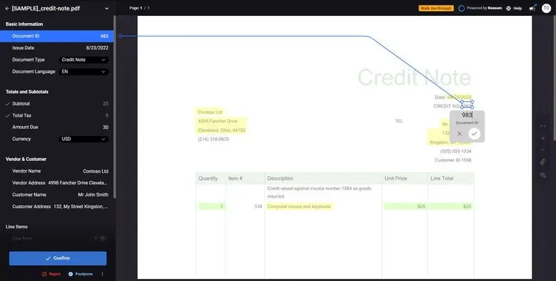 Rossum - AI OCR algorithm