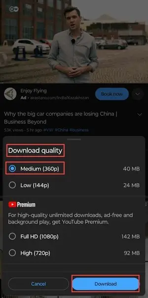 How to download YouTube videos on Android