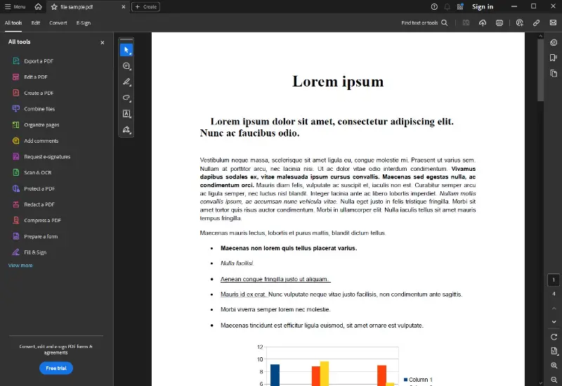 Free PDF editor for students by Adobe