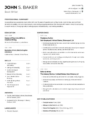 AI resume example