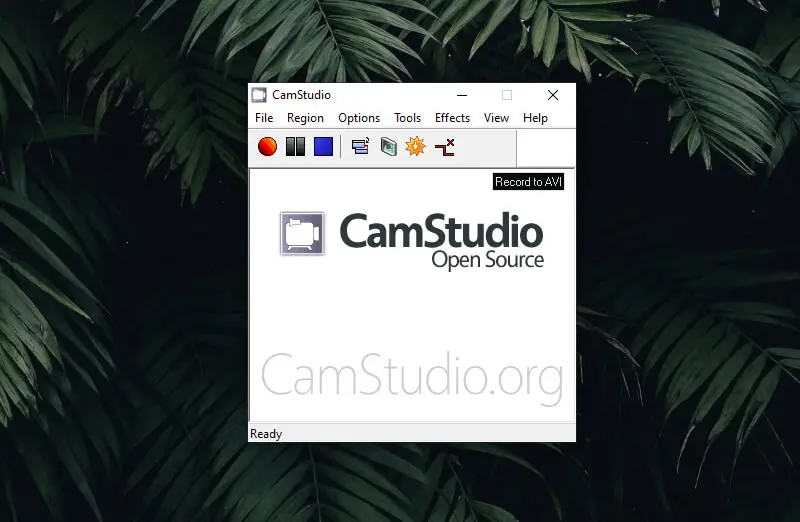 CamStudio interface