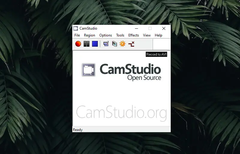 Open-source screen recorder CamStudio