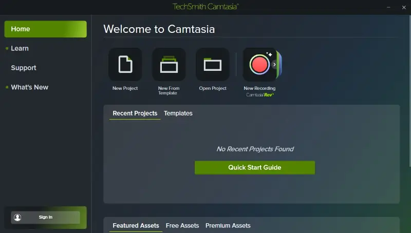 Best paid screen recorder Camtasia