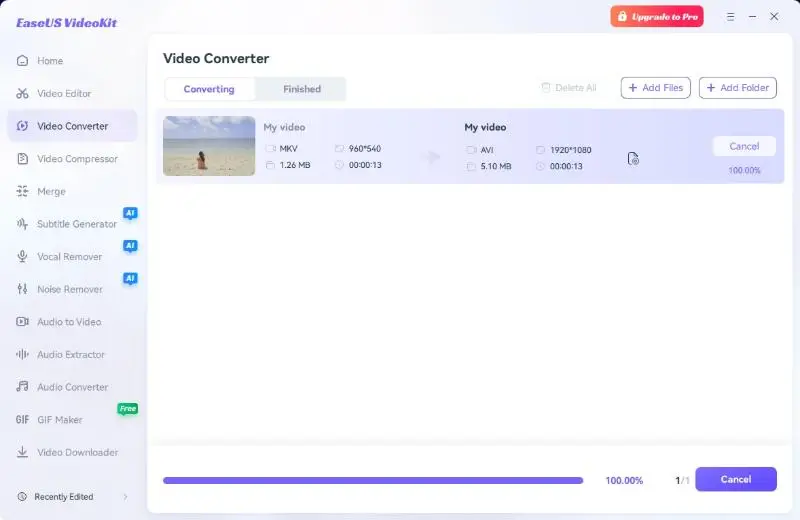 Convert videos