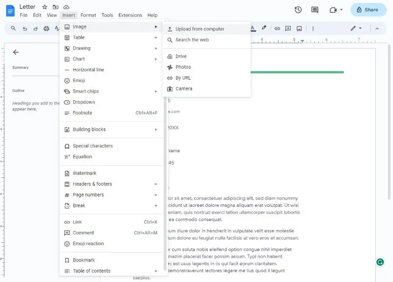 Как поставить печать на PDF в Google Docs