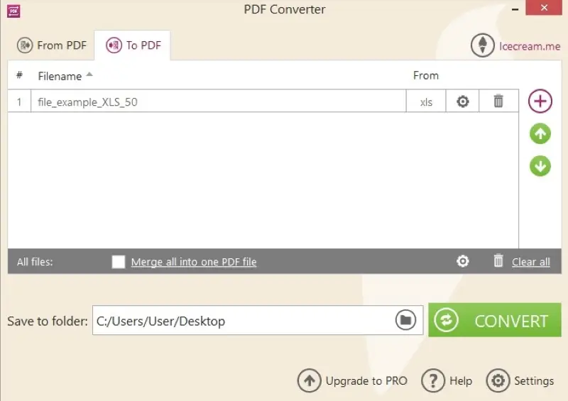 Icecream PDF Converter