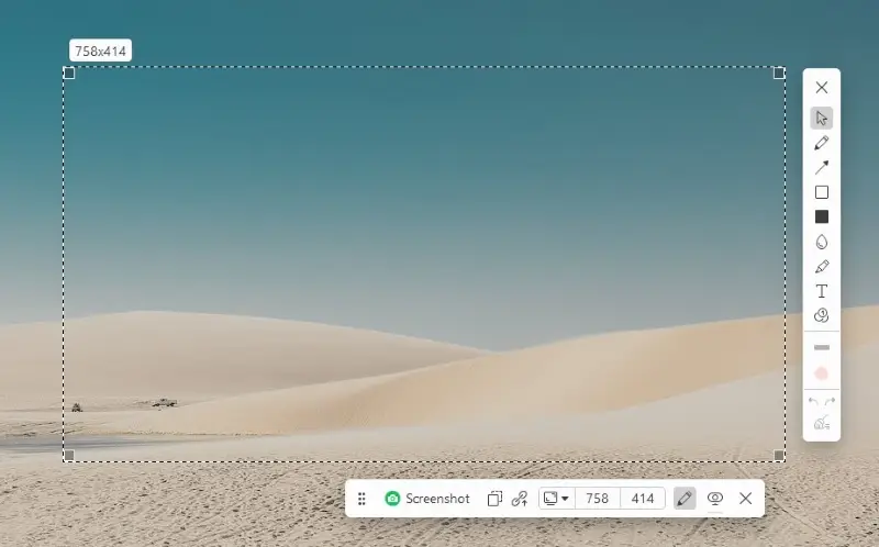 How to screenshot on Acer desktop using Icecream Screen Recorder