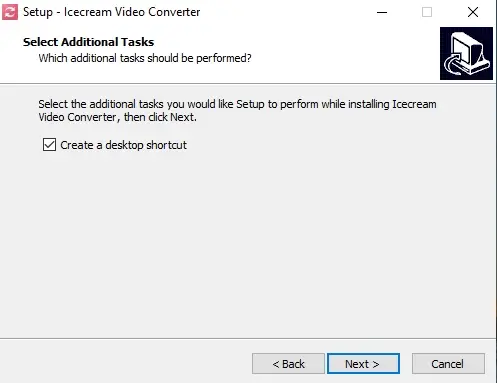 Video file converter - installation process