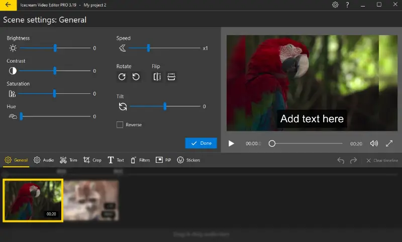 Icecream Video Editor - best free video editor for beginners