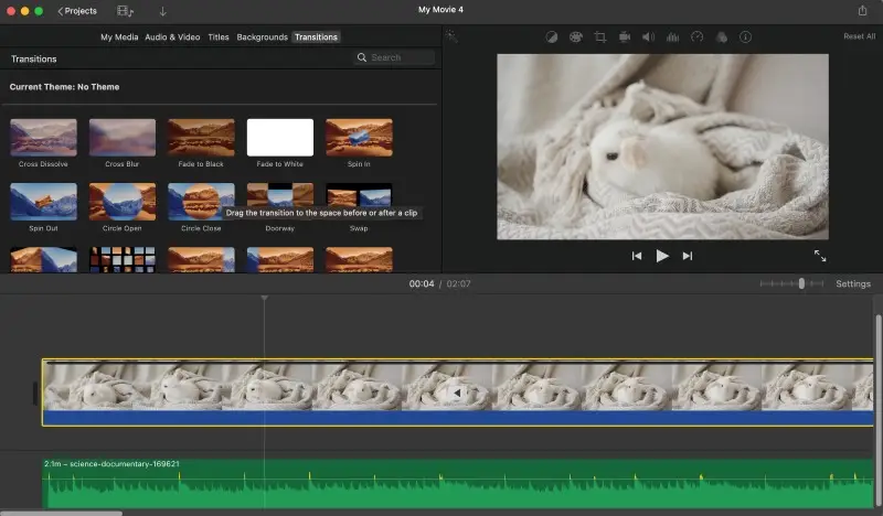 iMovie - simple video editor for Mac and iPhone users