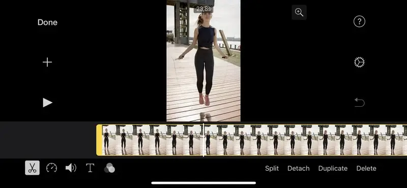 Rotate phone to stop iMovie from cropping your video