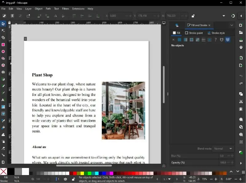 Create scalable designs with photo editor - Inkscape