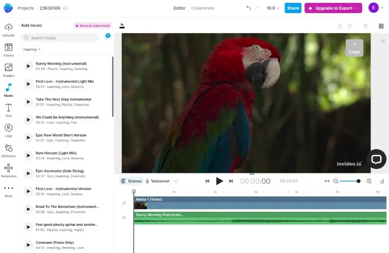 Free video editor