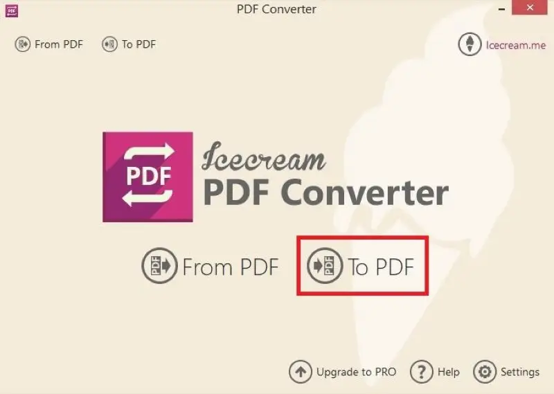 Icecream PDF Converter