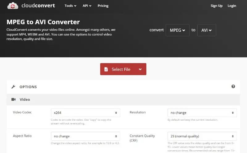 Convert MTS to AVI online with CloudConvert Convert MTS to AVI online with CloudConvert