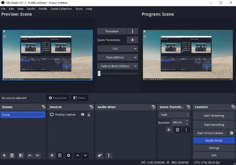 OBS Studio - free screen recorder