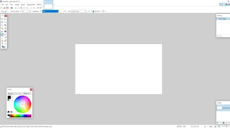 Fast and simple photo editing software - Paint.NET