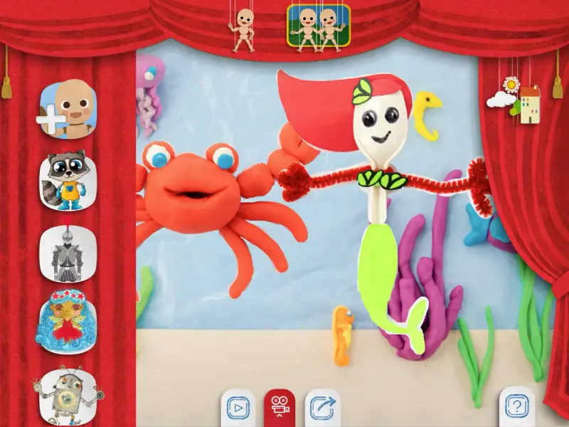 PuppetMaster - stop-motion animation app for kids