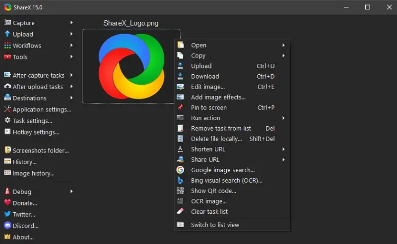 ShareX as a Loom alternative option ShareX as a Loom alternative option