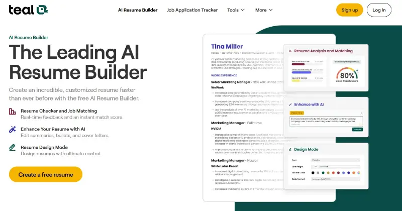 Teal Website