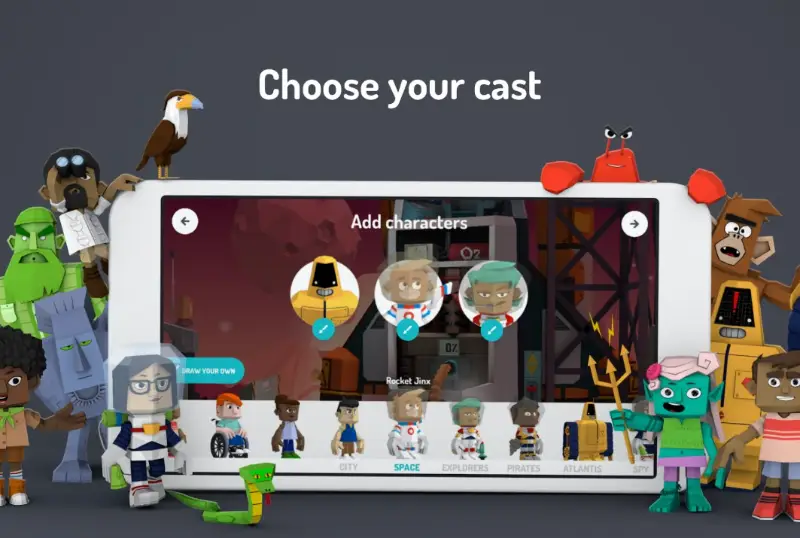 Toontastic 3D - animated story creation app for kids